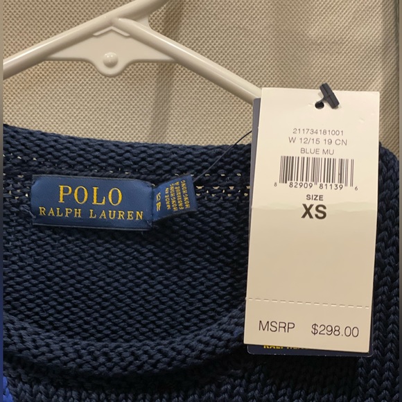 Polo Ralph Lauren limited edition cable knit sweater, new with tag, 4 - Picture 5 of 5